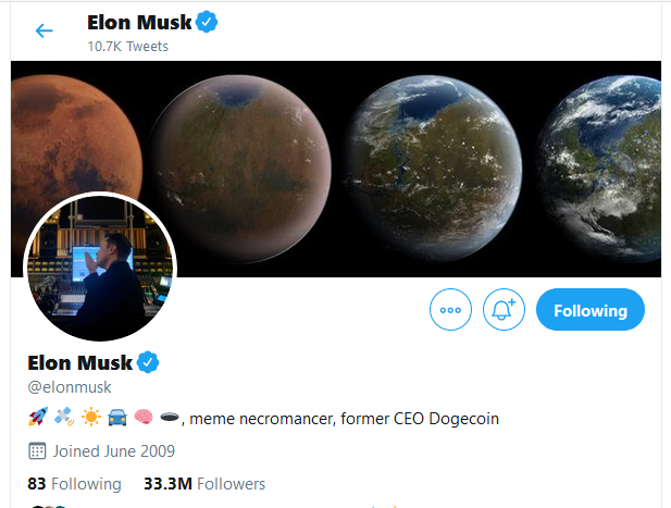 Elon Musk Acknowledges His Position as the Former CEO of Dogecoin (DOGE)