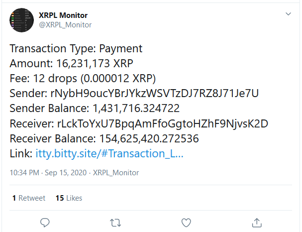 Ripple Moved 16.2 Million XRP from Binance As Jed McCaleb Initiates another XRP Selloff
