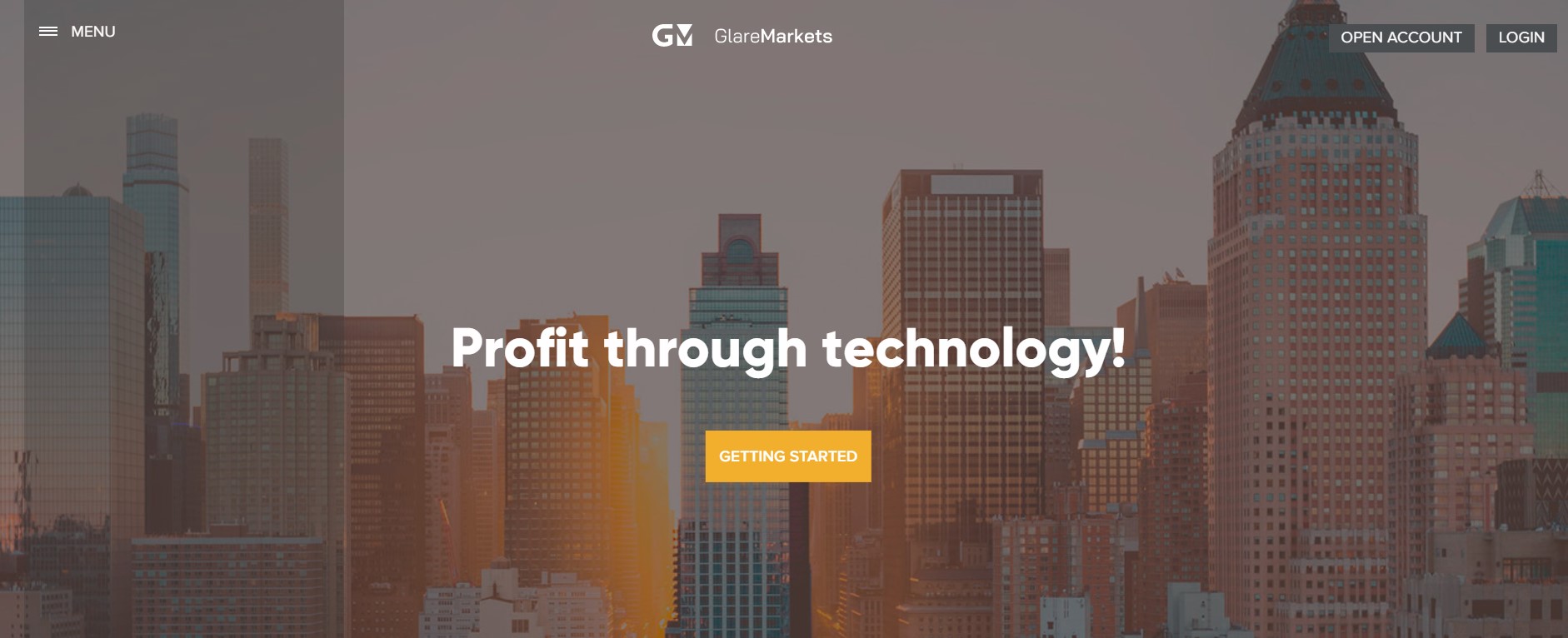 Glare Markets website