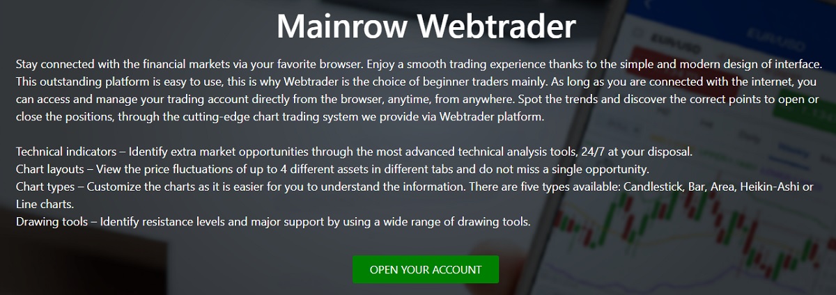 The Trading Platforms on Mainrow