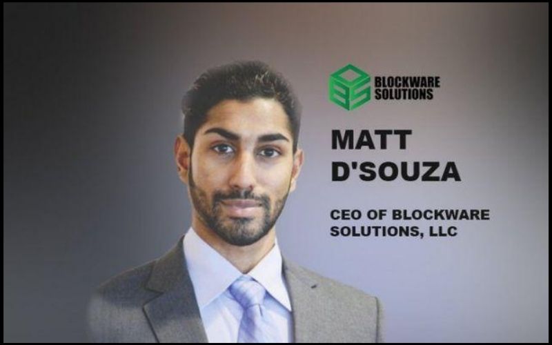 Bitcoin Pioneer and Founder of Blockware Solutions, Mathew D’Souza Dies At 29