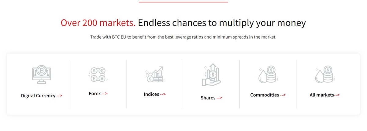 BTC EU Liberty to choose your favorite asset