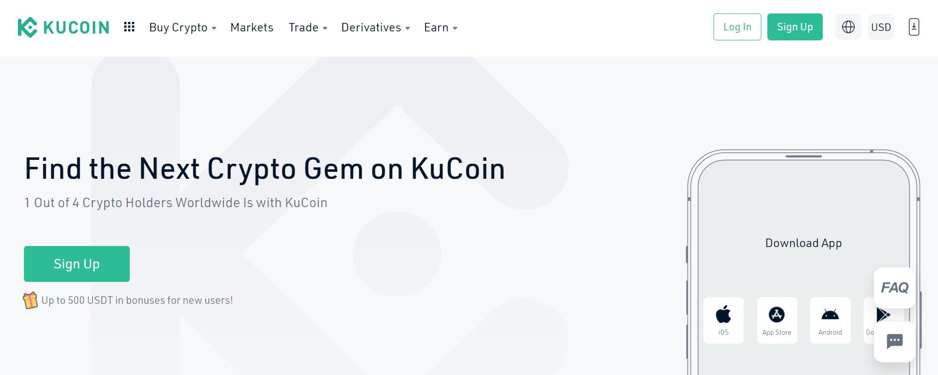 KuCoin website