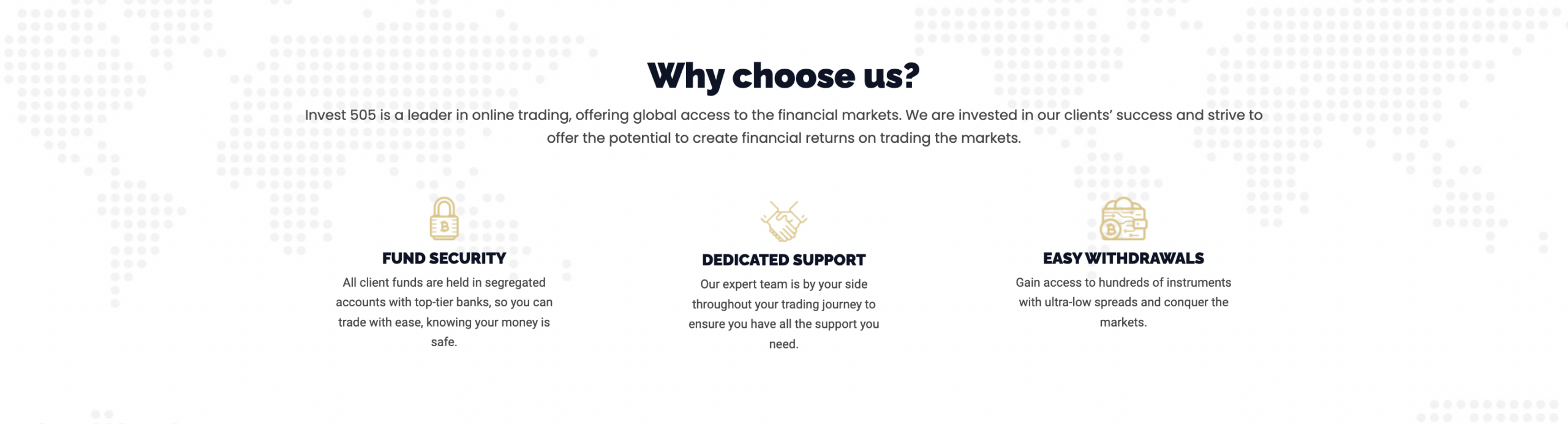 Invest 505 website