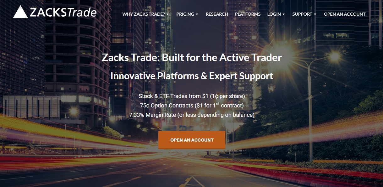 Zacks Trade Website