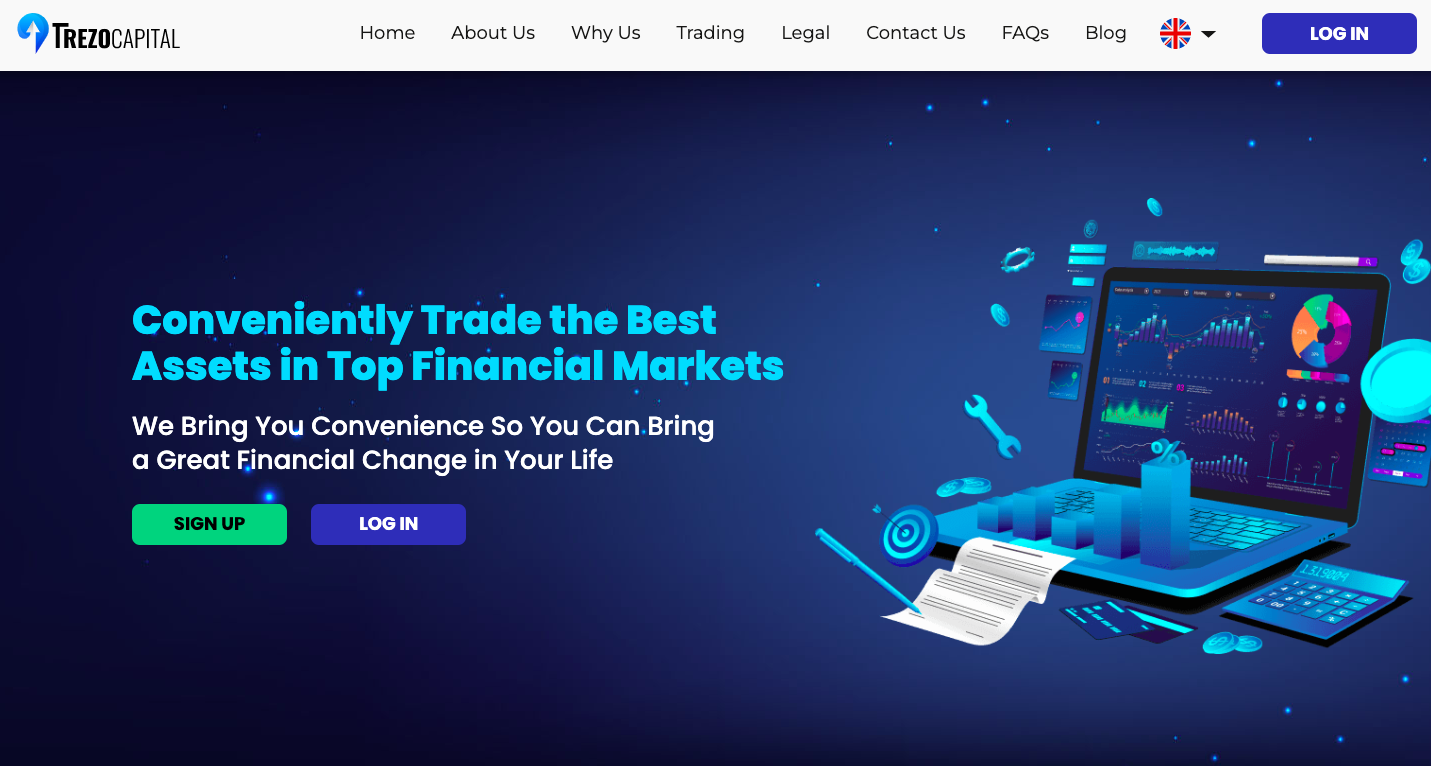 Trezo Capital website