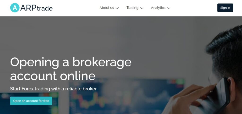 ARPtrade website