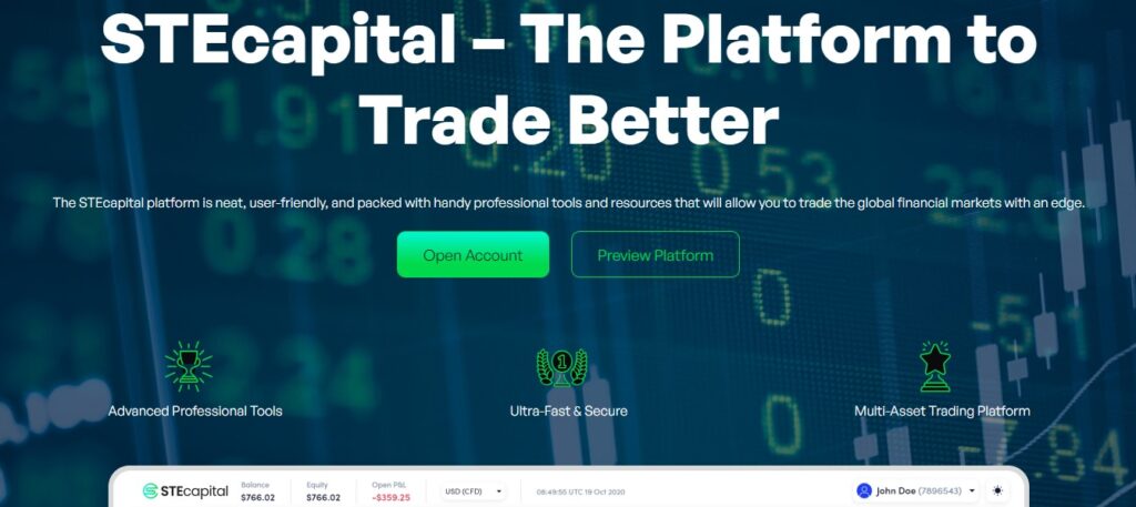 STEcapital trading platform