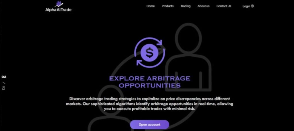 AlphaAITrade website